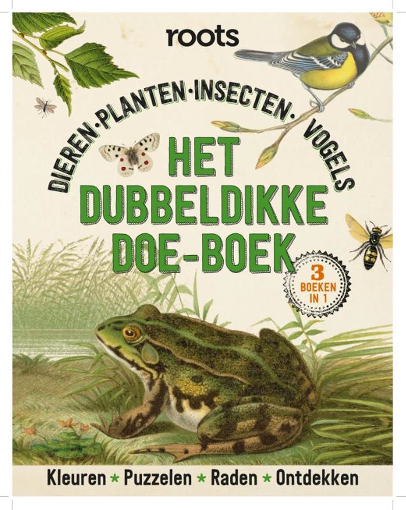 El libro de actividades de doble grosor. animales-plantas