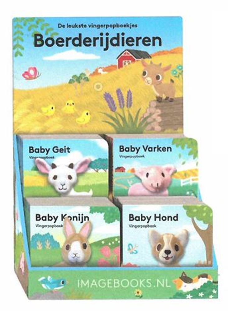 Dsp animales de granja dedo títere libro culo