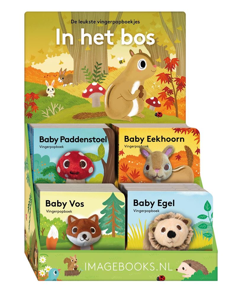 Display vingerpopboekjes in het bos - 4