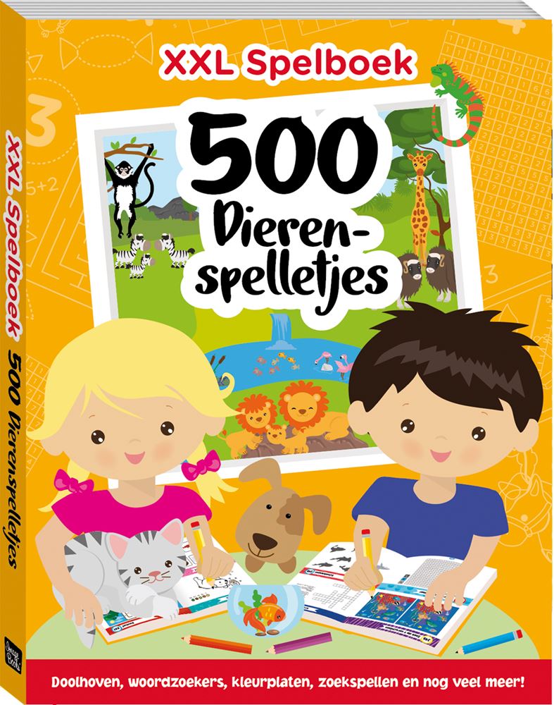 Libro gioco XXL - 500 giochi di animali 6+