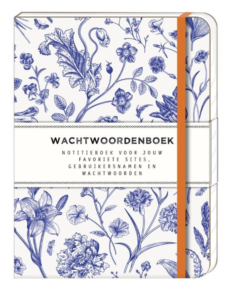 Libro password Interstat 120x160mm Blu olandese