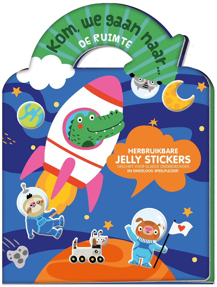 Libro di adesivi Jelly - andiamo, stiamo per...