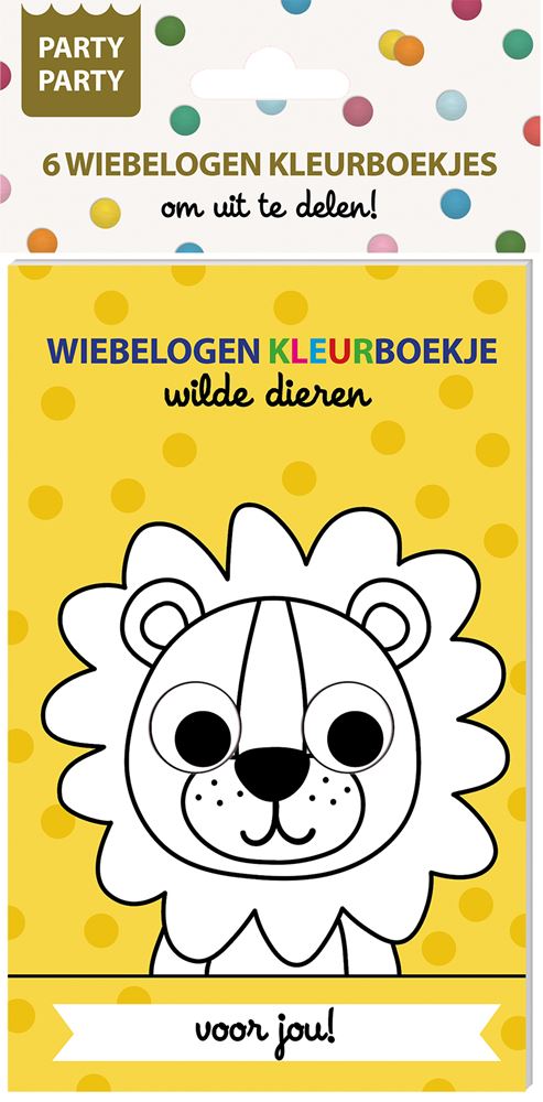 Ty par par 6 wiebelogen kleurboekjes -