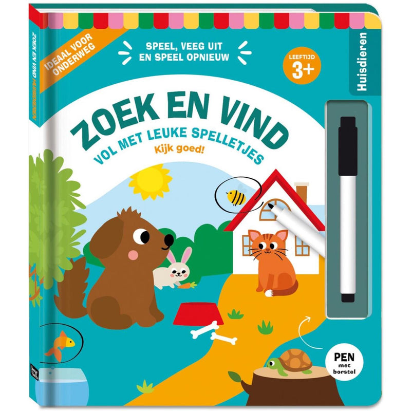 Imagebooks zoek en vind - huisdieren 3+