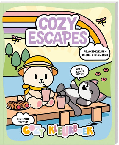 Libro para colorear acogedor: escapadas acogedoras nuevas
