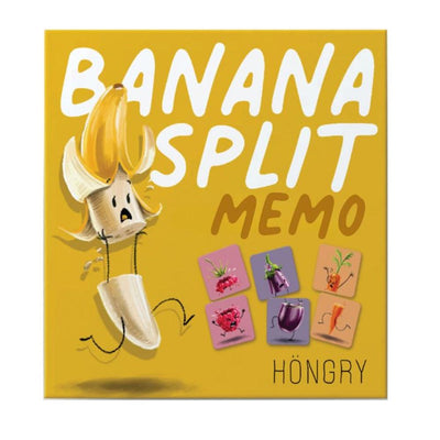 Höngry banana split, juego de memoria. 3+