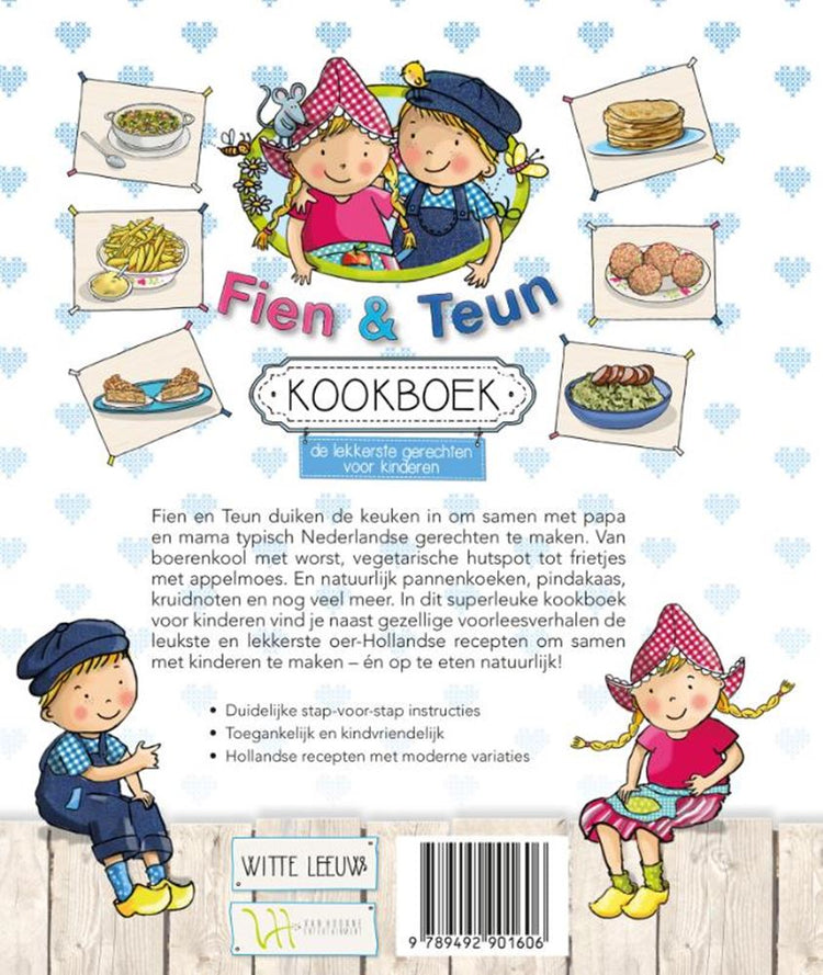 Libro de cocina de Fien y Teun de la editorial WPG. 4+