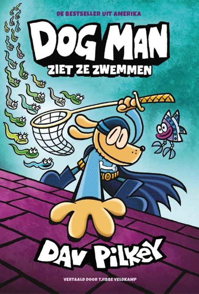 Libro básico Dog Man Parte 8 Dog Man los ve a nadar