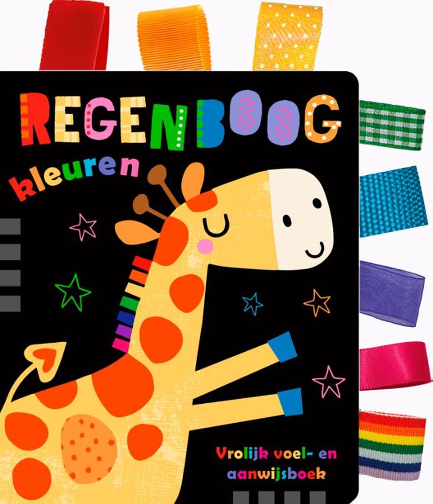 Wpg uitgevers vrolijk voel- en aanwijsboek regenboogkleuren