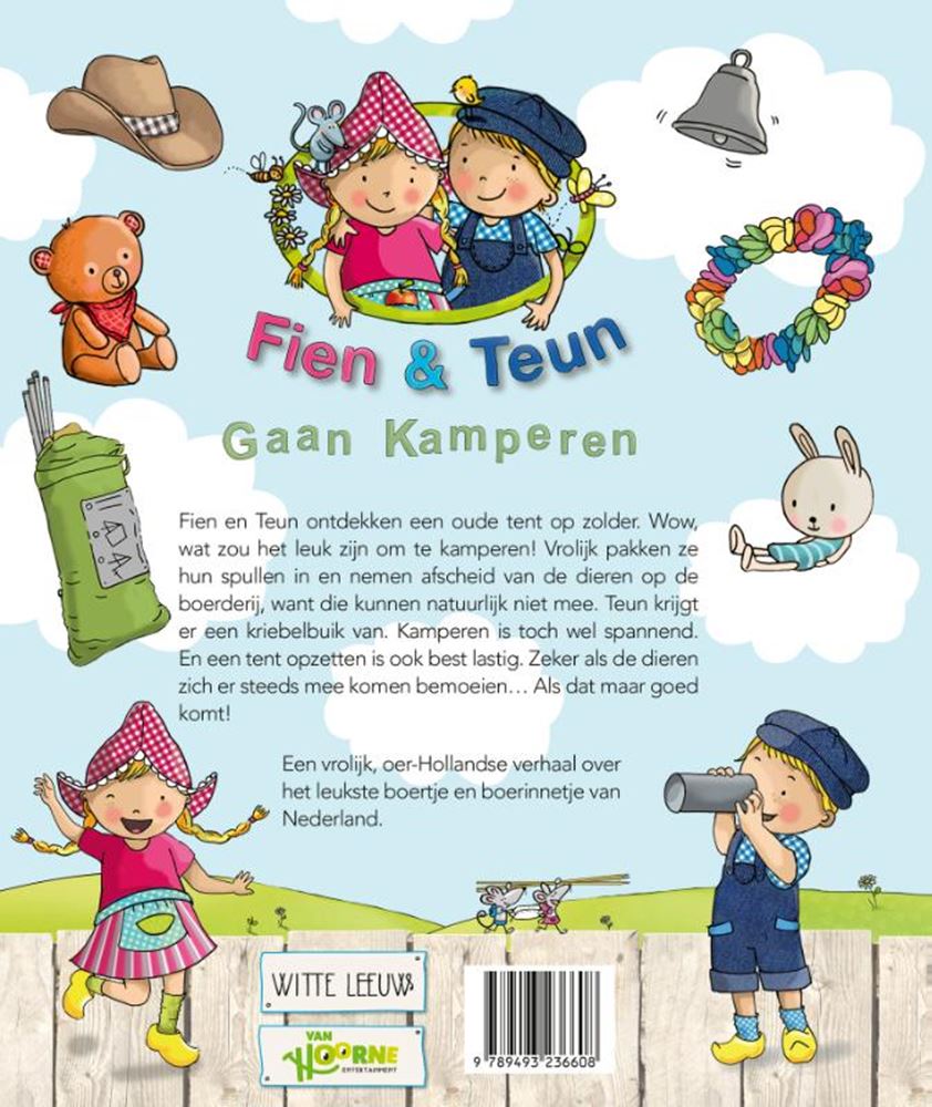 Wpg uitgevers fien teun, gaan kamperen (filmboek) 4+