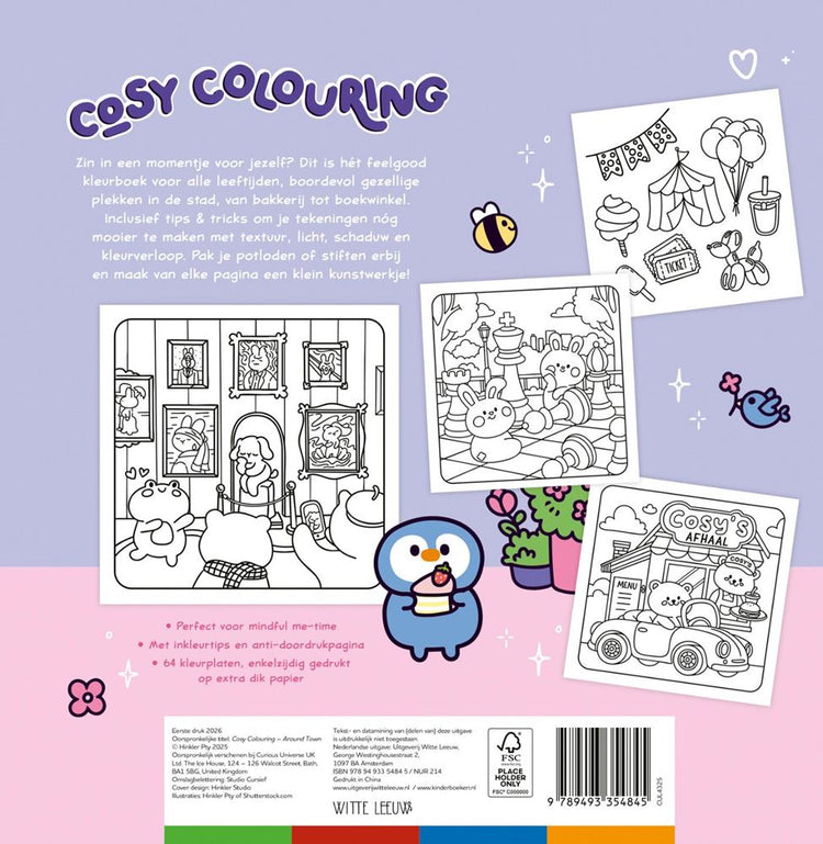Libro da colorare accogliente -