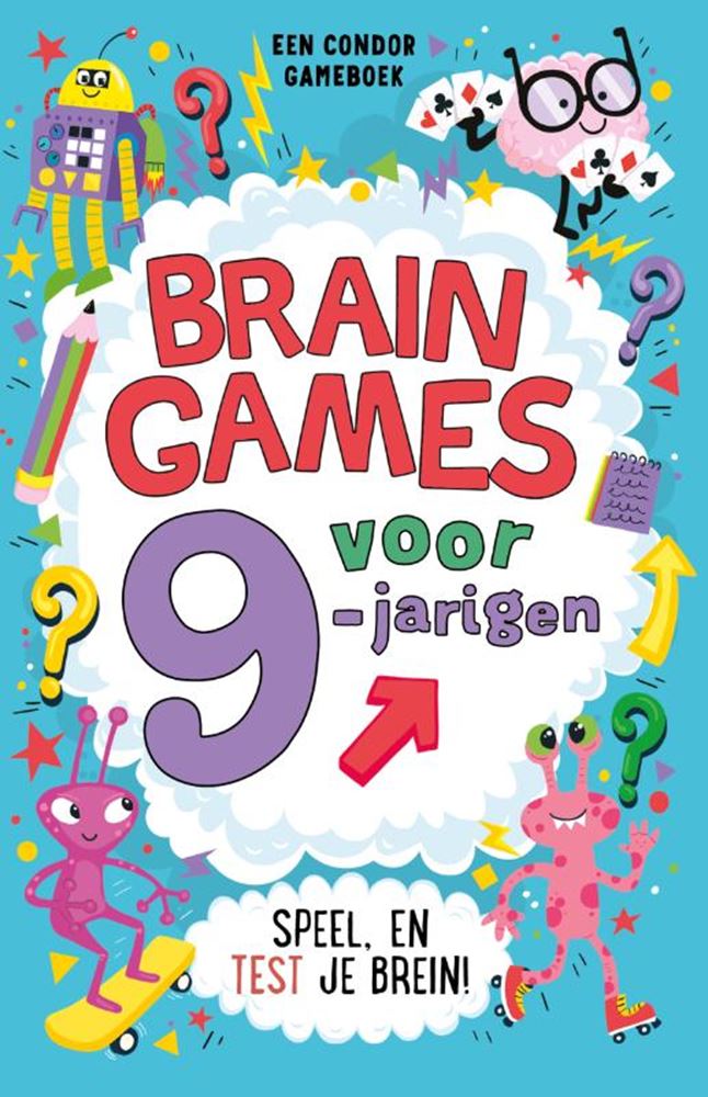 Libro de juegos mentales de Wpg Publishers para niños de 9 años