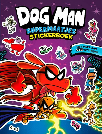 Centraal Boekhuis libro de pegatinas de superamigos hombre perro