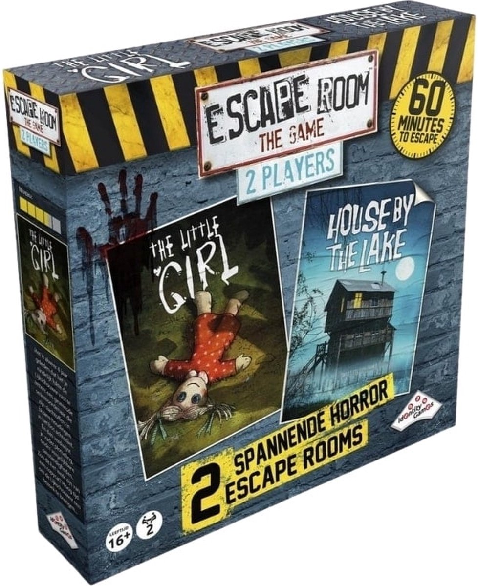 Giochi d'identità escape room il gioco per 2 giocatori - edizione horror - rompicapo - fuga nel tempo