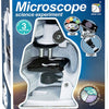 Microscopio científico, zoom 3x.