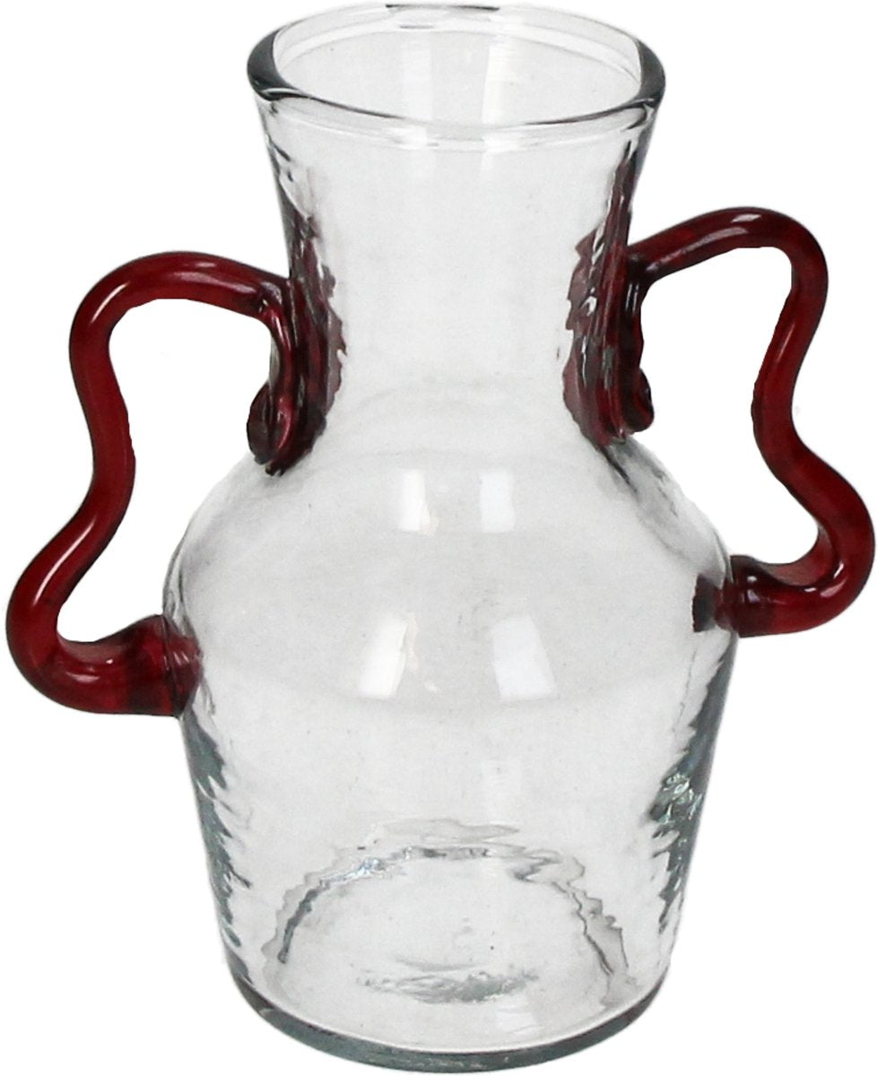 Vaso collezione HD in vetro trasparente 11x11x13,5cm