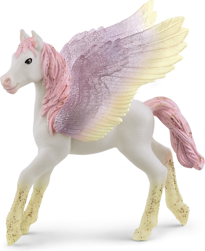 Schleich bayala - puledro pegaso - personaggio da gioco - giocattolo per bambini e bambine - da 5 a 12 anni - 70721