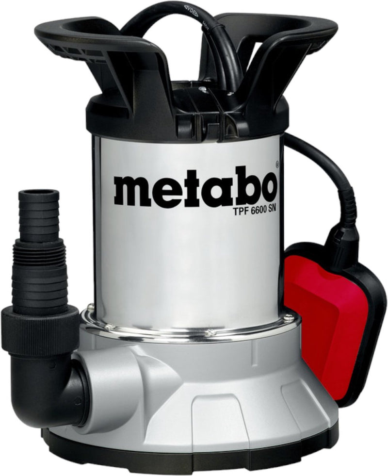 Metabo tpf 6600 sn 250660006 elettropompa sommergibile aspirazione piatta 6600 l h 6 m