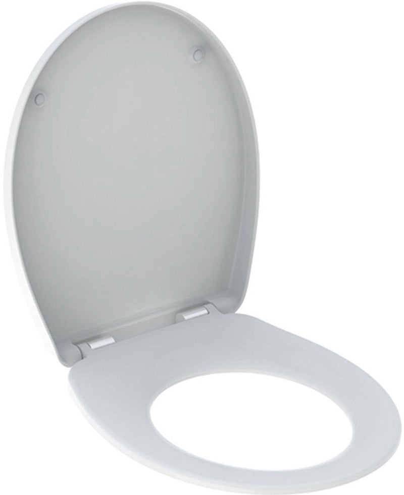 Asiento de inodoro Geberit bastia - tapa - cierre suave - topfix - blanco