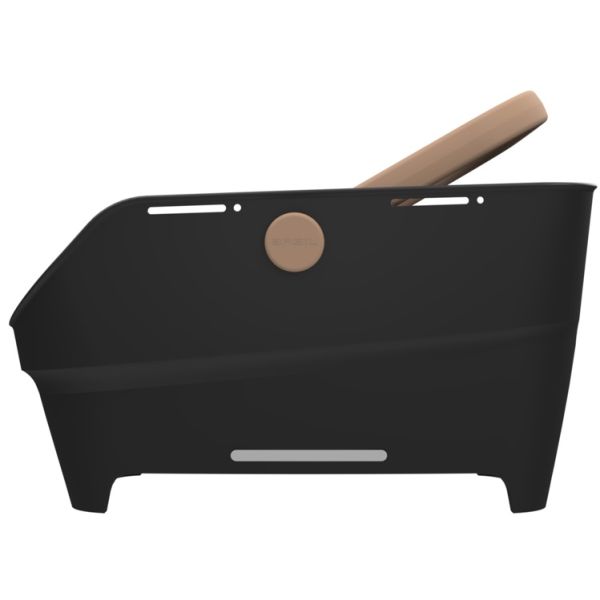Cesto Basil cento neo nero | multiplo | leva | 21l