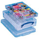 Hobby box caja realmente útil 255x520x85mm 4l 30 compartimentos tapa apilable