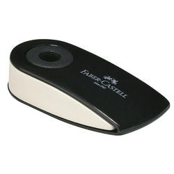 Funda ergonómica negra de PVC libre de Faber Castell.