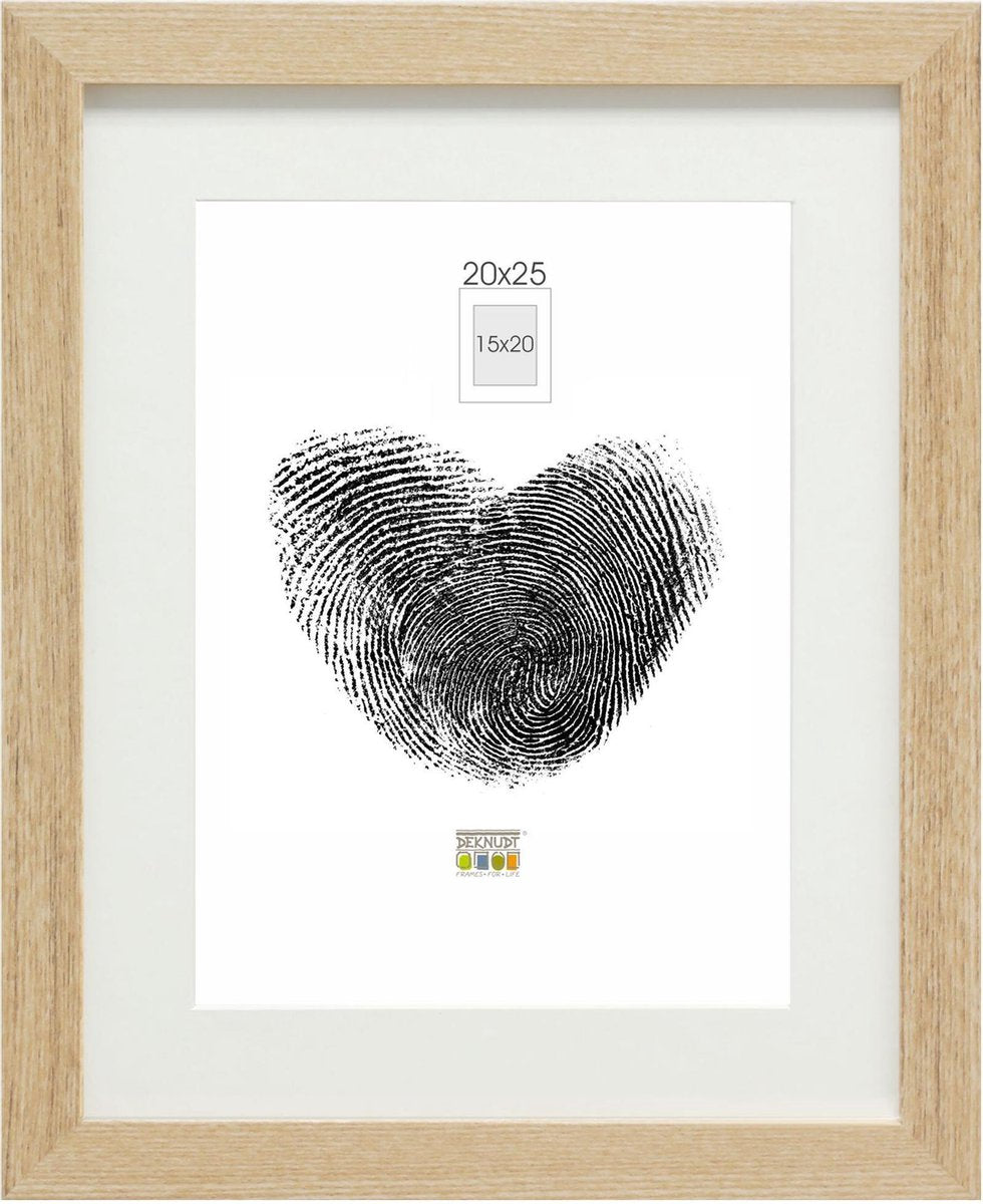 Cornice per foto Deknudt frames - naturale - passe-partout - 15x20 20x25 cm