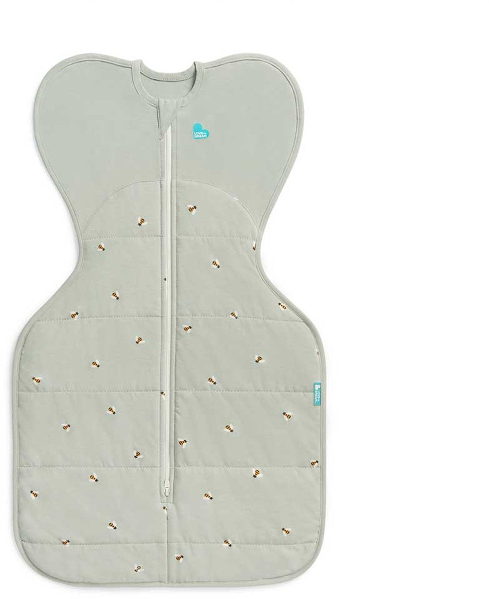 Love to dream ™ baby sleeping bag swaddle up™ - swaddling - baby 3-6 months - 6-8.5 kg - winter - 2.5 tog - olive bees