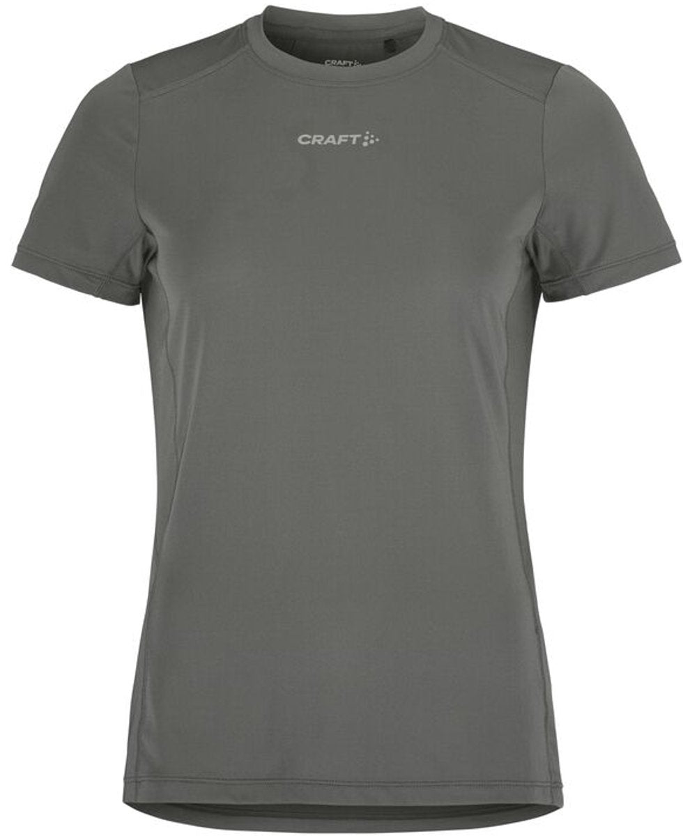 Craft adv essence ss tee 2 w dames sportshirt - granite
