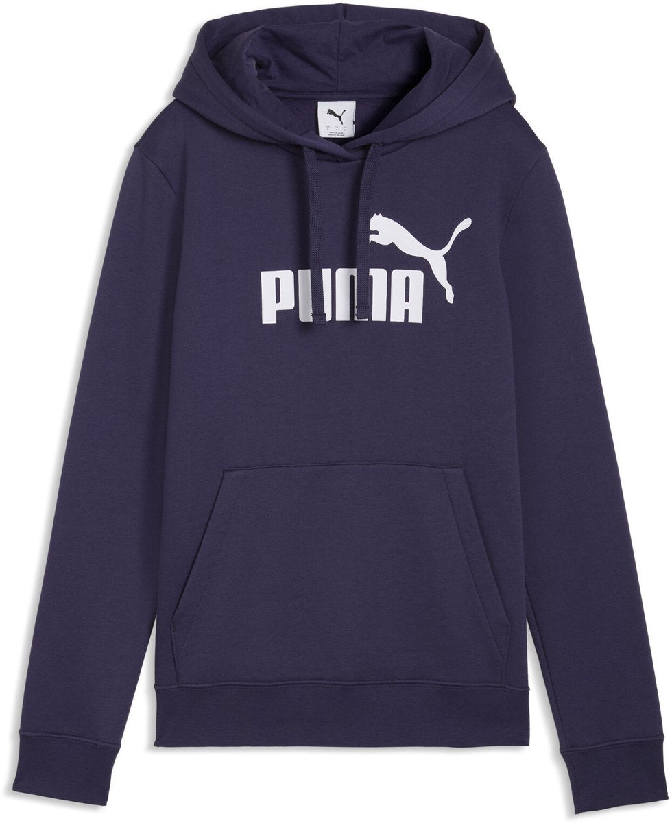 Puma ess no. 1 sudadera con capucha con logo fl (s) suéter para mujer - ciruela profunda