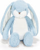 Bunnies by the bay coniglio floppy nibble - animale di peluche - peluche per bambini - dettagli ricamati - 34 cm - blu