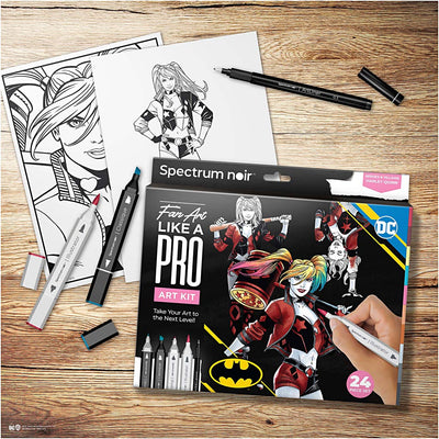 Creative Company Hobbyset Illustration, Harley Quinn, vari colori, 1 box