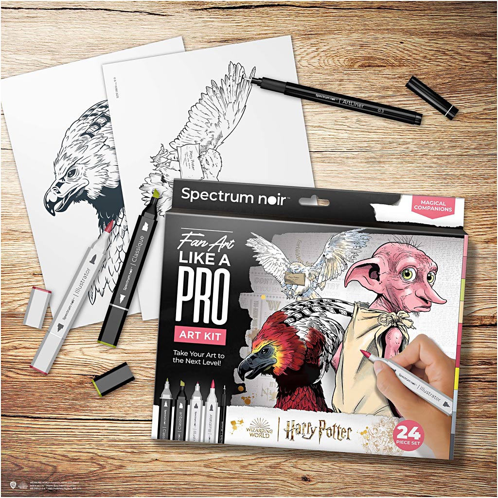 Creative Company Hobbyset Illustration, Harry Potter: Magic Companions, vari colori, 1 scatola