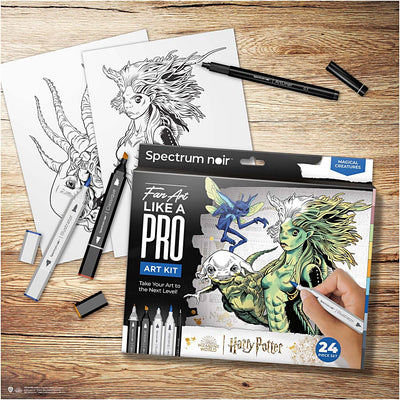 Creative Company Hobbyset Illustration, Harry Potter: Magic Creatures, vari colori, 1 scatola