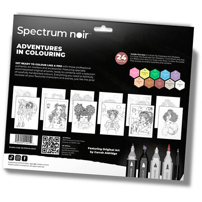 Creative Company Hobbyset Illustration, colori avventurosi, vari colori, 1 scatola