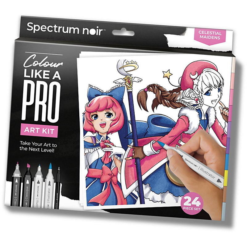 Creative Company Hobbyset Illustration, Celestial Maidens, vari colori, 1 scatola