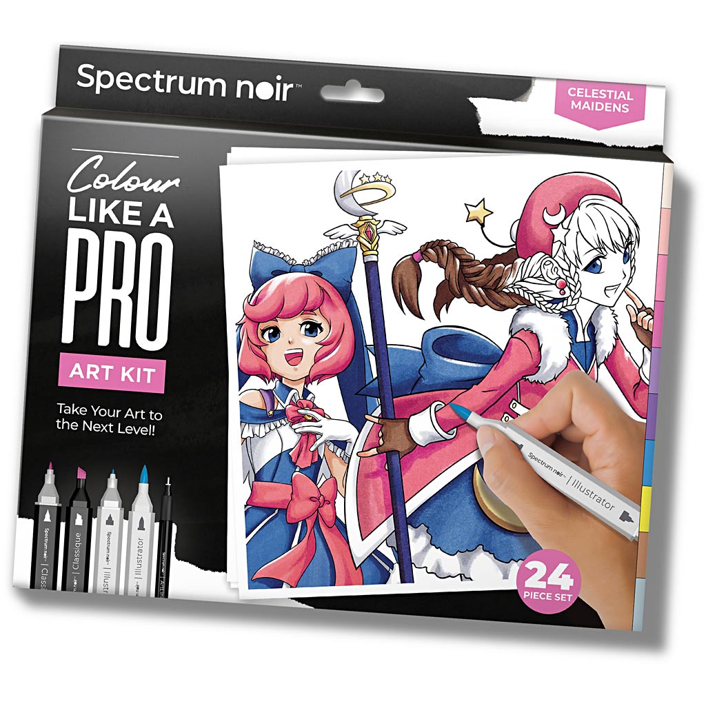 Creativ Company HobbySet Illustration, Celestial Maidens, various colors, 1 box