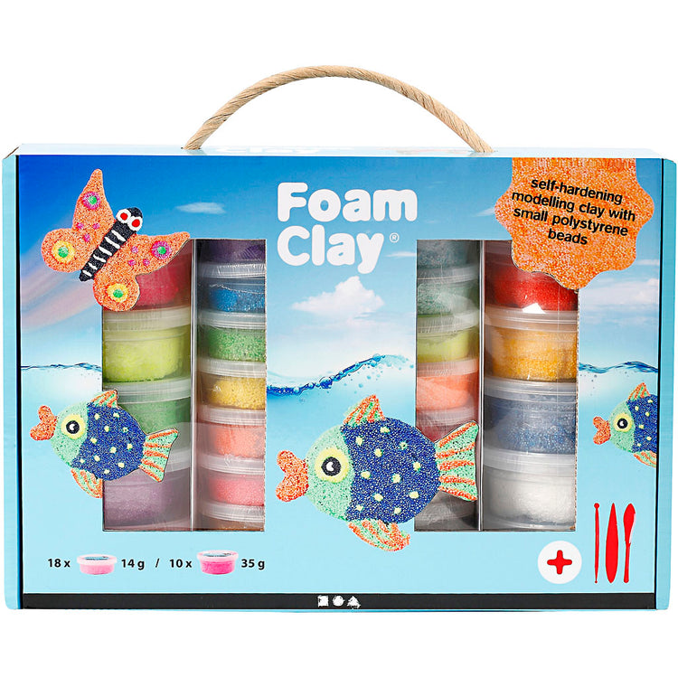 Foam clay ® gift box, various colours, 1 set