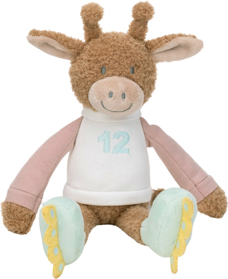 Peluche guido jirafa caballo feliz 24 cm - marrón - peluche bebé