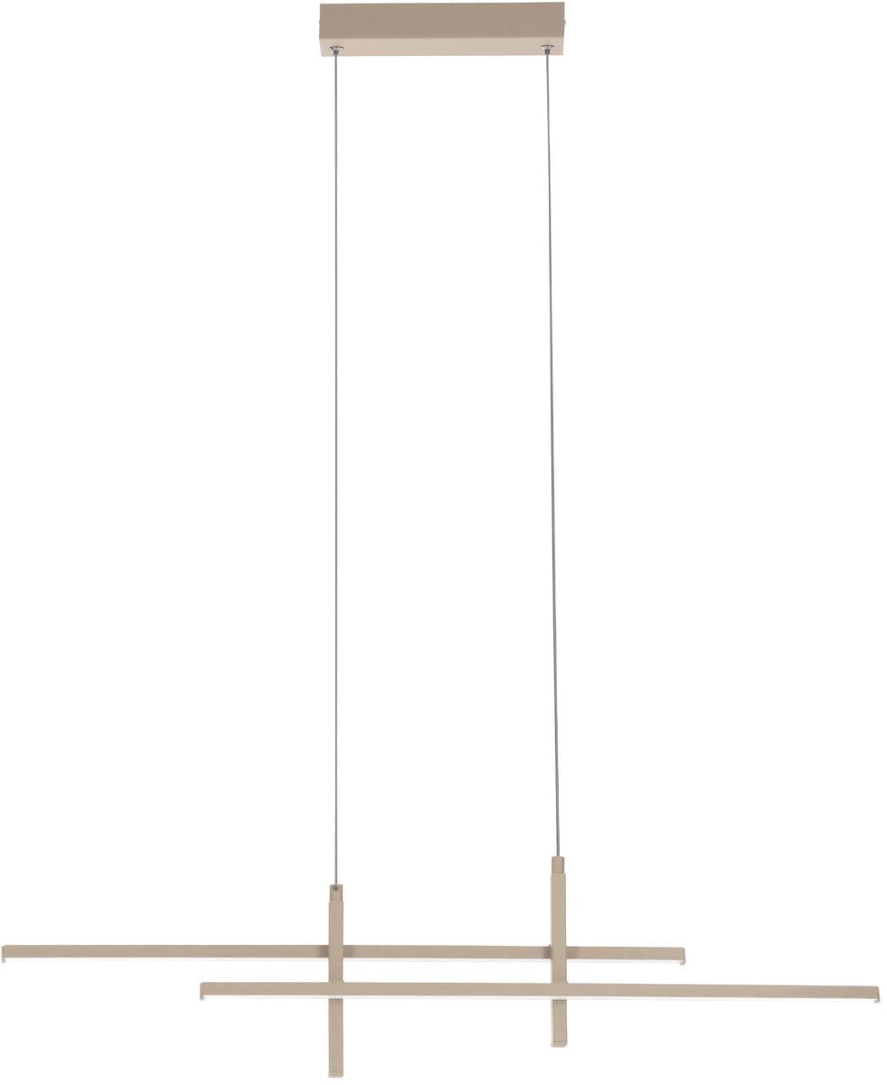 Eglo trepiliano hanglamp - led - 110 cm - zandkleur beige crème wit