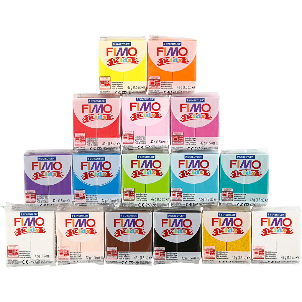 Pasta da modellare Fimo® kids, 32x42 gr 1 scatola