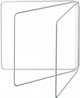 Porta strofinacci pieghevole Yamazaki - torre - bianco