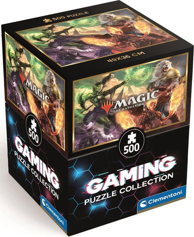 Clementoni - puzzle - 500 pezzi - magia: il raduno - cubo - puzzle per adulti