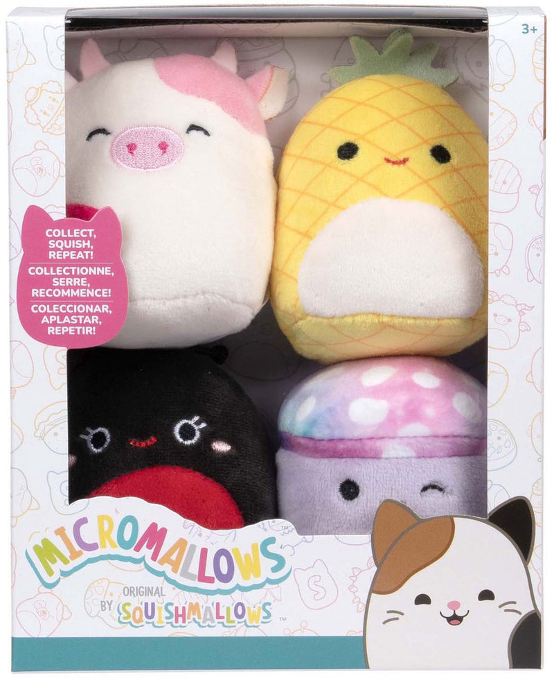 Micromallows Plush 6,5 cm 4 pezzi Set 3