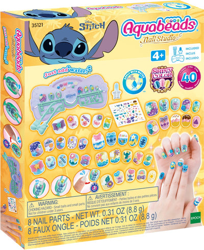 Aquabeads stitch nail studio designer kit - children's nails - stick by water