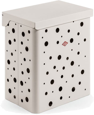 Wesco portabiancheria duo 1 con inserto | 64 litri | portabiancheria duo (2x32 litri) | metallo - sabbia opaca | cesto per il lavaggio