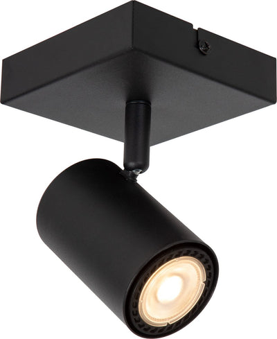 Lucide amigo - faretto da soffitto (lampada da soffitto) - 1xgu10 - nero