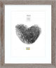 Cornice per foto Deknudt frames - grigia con passepartout - 13x18 18x24 cm