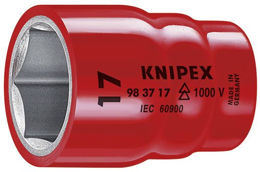 Bussola Knipex per cricchetto (doppio esagono) | con quadrato interno | 12-98471