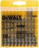Dewalt accessories cassette, 10-piece, jigsaw blades for metal - dt2292-qz